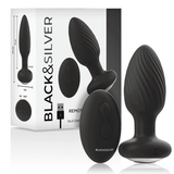 BLACK&SILVER - WELLS PLUG SILIKON ANAL ROTATOR FERNBEDIENUNG - Vanelion Paradise