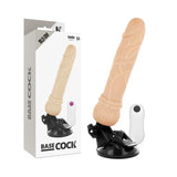 BASECOCK - REALISTISCHER NATÜRLICHER FERNBEDIENUNGSVIBRATOR 19.5 CM -O- 4 CM - Vanelion Paradise