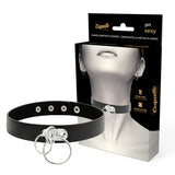 COQUETTE CHIC DESIRE - DOPPELRING-HALSBAND AUS VEGANEM LEDER - Vanelion Paradise