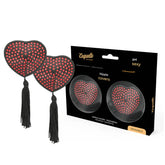 COQUETTE CHIC DESIRE - ROT/SCHWARZE NIPPELABDECKUNGEN - Vanelion Paradise
