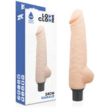 LOVECLONE - HARALD SELBSTSCHMIERENDER VIBRATOR 24 CM -O- 4 CM - Vanelion Paradise