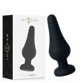 INTENSE - ANALPLUG PIPO L SCHWARZES SILIKON 13 CM - Vanelion Paradise