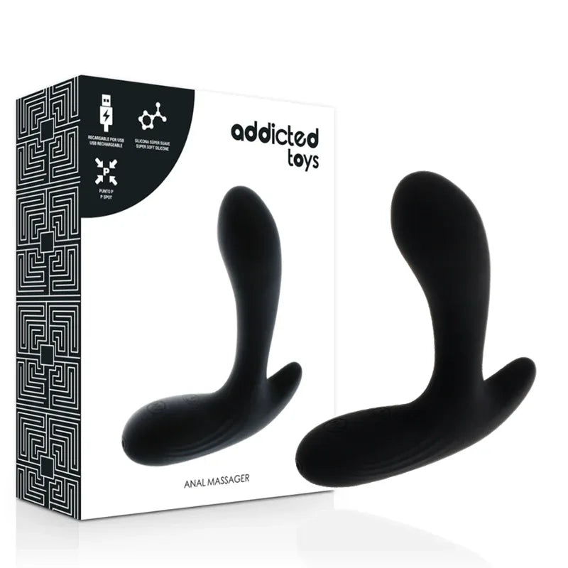 ADDICTED TOYS - ANAL MASSAGER SCHWARZE VIBRATION - Vanelion Paradise