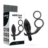 Addicted Toys Analplug mit Doppelring – 3-in-1 Stimulation & längere Erektion - Vanelion Paradise