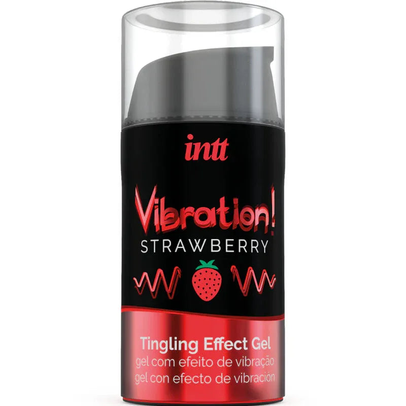 INTT Vibration Erdbeere 15 ml – flüssiger Vibrator - Vanelion Paradise