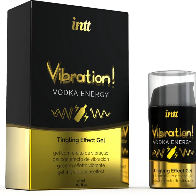 INTT - KRAFTVOLLES INTIMSTIMULIERENDES FLÜSSIGES VIBRATIONSGEL VODKA 15ML - Vanelion Paradise