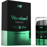 INTT - KRAFTVOLLES INTIMSTIMULIERENDES FLÜSSIGES VIBRATIONSGEL CANNABIS 15ML - Vanelion Paradise