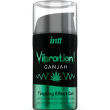 INTT - KRAFTVOLLES INTIMSTIMULIERENDES FLÜSSIGES VIBRATIONSGEL CANNABIS 15ML - Vanelion Paradise