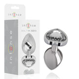 INTENSE - WHITE HEART ALUMINIUM METALL ANAL PLUG GRÖSSE S - Vanelion Paradise