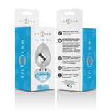 INTENSE - ALUMINIUM-METALL-ANAL-STECKER BLAUES HERZ, GRÖSSE L - Vanelion Paradise