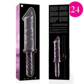 NEBULA SERIES BY IBIZA - MODELL 24 DILDO BOROSILIKATGLAS KLAR 28.5 CM -O- 5 CM - Vanelion Paradise