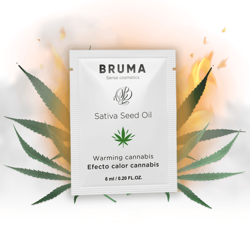 BRUMA - SATIVA-SAMENÖL-GLEITGEL MIT WÄRMENDEM CANNABISGESCHMACK 6 ml - Vanelion Paradise