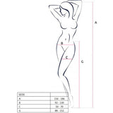 PASSION - S030 STRUMPFHOSE MIT SCHWARZEM GARTER, EINE GRÖSSE - Vanelion Paradise