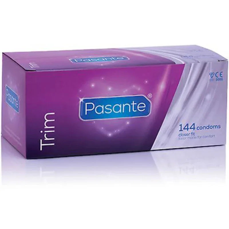 PASANTE - KONDOME TRIM CLOSER FIT CAJA 144 EINHEITEN - Vanelion Paradise