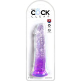 KING COCK - CLEAR REALISTISCHER PENIS 19.7 CM LILA - Vanelion Paradise
