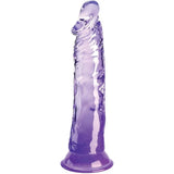 KING COCK - CLEAR REALISTISCHER PENIS 19.7 CM LILA - Vanelion Paradise