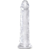 KING COCK - KLARER REALISTISCHER PENIS 19.7 CM TRANSPARENT - Vanelion Paradise