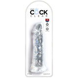 KING COCK - KLARER REALISTISCHER PENIS 19.7 CM TRANSPARENT - Vanelion Paradise