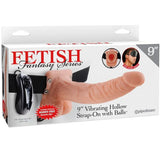FETISH FANTASY SERIES - VERSTELLBARES GURT MIT FERNBEDIENUNG, REALISTISCHER PENIS MIT HODEN 23 CM - Vanelion Paradise