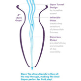 ANAL FANTASY ELITE COLLECTION - ANAL-GAPER-DILATOR FÜR ANFÄNGER, KRISTALLGRÖSSE S - Vanelion Paradise