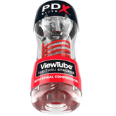 PDX ELITE - STROKER VIEWTUBE 2 SPIRALKOMPRESSION TRANSPARENT - Vanelion Paradise
