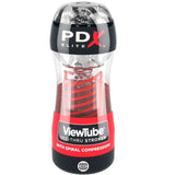 PDX ELITE - STROKER VIEWTUBE 2 SPIRALKOMPRESSION TRANSPARENT - Vanelion Paradise