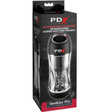 PDX ELITE - STROKER VIEWTUBE PRO VIBRATOR TRANSPARENT - Vanelion Paradise