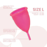 INTIMICHIC - MENSTRUAL CUP MEDIZINISCHES SILIKON - GRÖSSE S - Vanelion Paradise