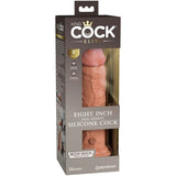 KING COCK - ELITE REALISTISCHER SILIKONDILDO 20.3 CM KARAMELL - Vanelion Paradise