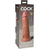 KING COCK - ELITE REALISTISCHER SILIKONDILDO 20.3 CM KARAMELL - Vanelion Paradise