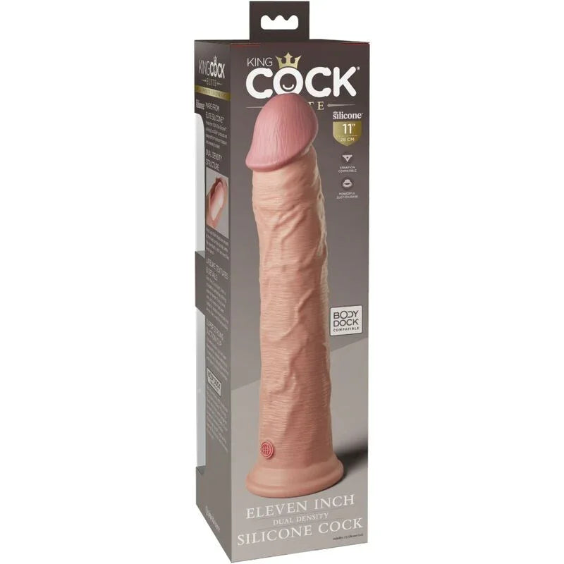 KING COCK - ELITE REALISTISCHER SILIKONDILDO 28 CM - Vanelion Paradise