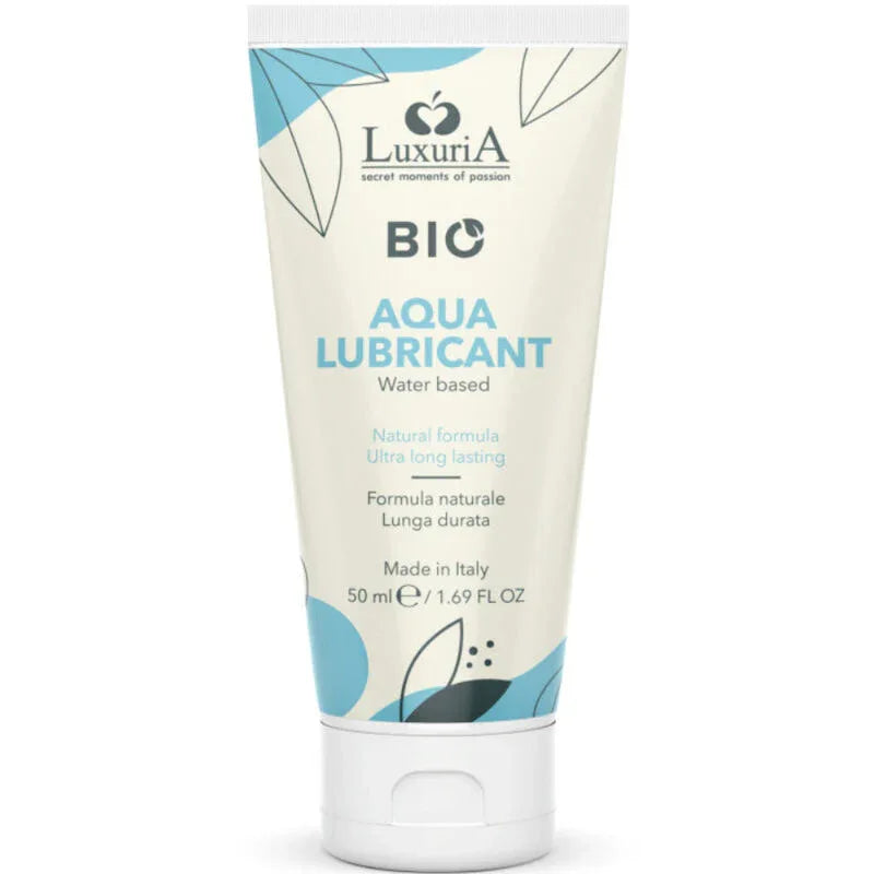 Luxuria BIO Aqua – Wasserbasiertes Bio-Gleitgel 50 ml | Latexfreundlich - Vanelion Paradise