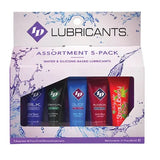 ID Juicy Lube 5er-Set – aromatisiertes Gleitgel, wasserbasiert (5×12 ml) - Vanelion Paradise