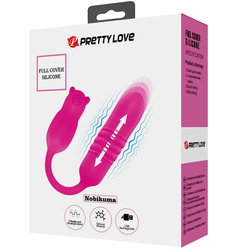 PRETTY LOVE - NOBIKUMA ROSA SILIKON-VIBRIERBULLET - Vanelion Paradise