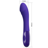 PRETTY LOVE - ELEMENTAL YOUTH VIOLET VIBRATOR DILDO - Vanelion Paradise