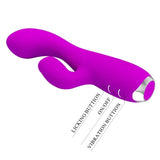 PRETTY LOVE - GLORIA WIEDERAUFLADBARER KANINCHENVIBRATOR, WASSERDICHT, LILA - Vanelion Paradise