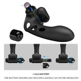 PRETTY LOVE - ORLANDO SCHWARZE VIBRATOR-FINGERHÜLLE - Vanelion Paradise