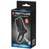PRETTY LOVE - VIBRATORRING II FÜR DEN SCHWARZEN PENIS - Vanelion Paradise