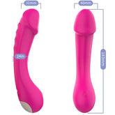 ARMONY - DILDO VIBRATOR G-SPOT SILIKON FUCHSIA - Vanelion Paradise