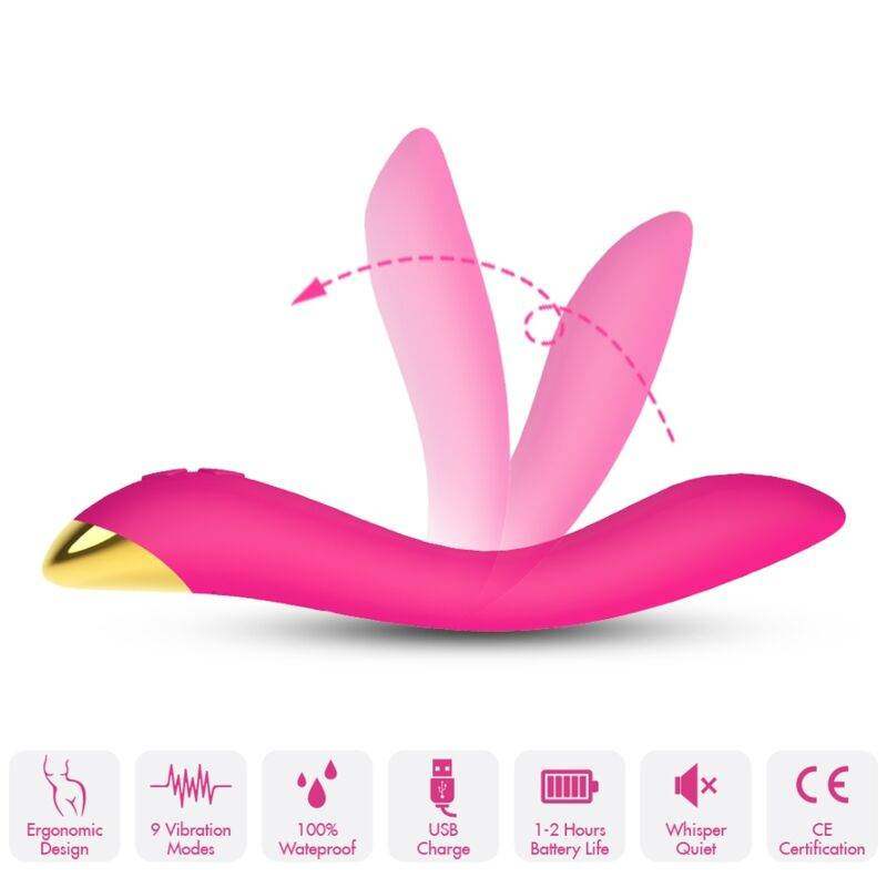 ARMONY - FLAMINGO VIBRATOR MULTIPOSITION FUCHSIA - Vanelion Paradise