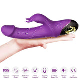 ARMONY - METEROR DILDO VIBRATOR RABBIT ROTATOR LILA - Vanelion Paradise