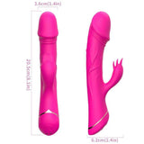 ARMONY - DILDO VIBRATOR KANINCHEN SILIKON FUCHSIA - Vanelion Paradise