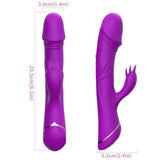 ARMONY - DILDO VIBRATOR KANINCHEN SILIKON LILA - Vanelion Paradise
