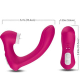 ARMONY - SECRETKISS LECKT VIBRIERENDEN CLIT UND VIBRATOR IN GEBOGENEM FUCHSIA - Vanelion Paradise