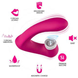 ARMONY - SECRETKISS LECKT VIBRIERENDEN CLIT UND VIBRATOR IN GEBOGENEM FUCHSIA - Vanelion Paradise