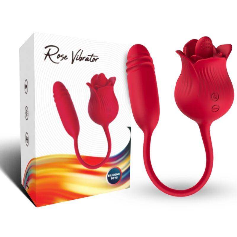 ARMONY - ROSELIP LECKT VIBRIERENDEN CLIT UND VIBRATOR ROT - Vanelion Paradise