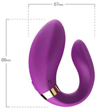 ARMONY - CRESCENT VIBRATOR FÜR PAARE, FERNBEDIENUNG, LILA - Vanelion Paradise