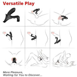 ARMONY - RANGER DOPPELVIBRATORRING FÜR PAARE SCHWARZ - Vanelion Paradise