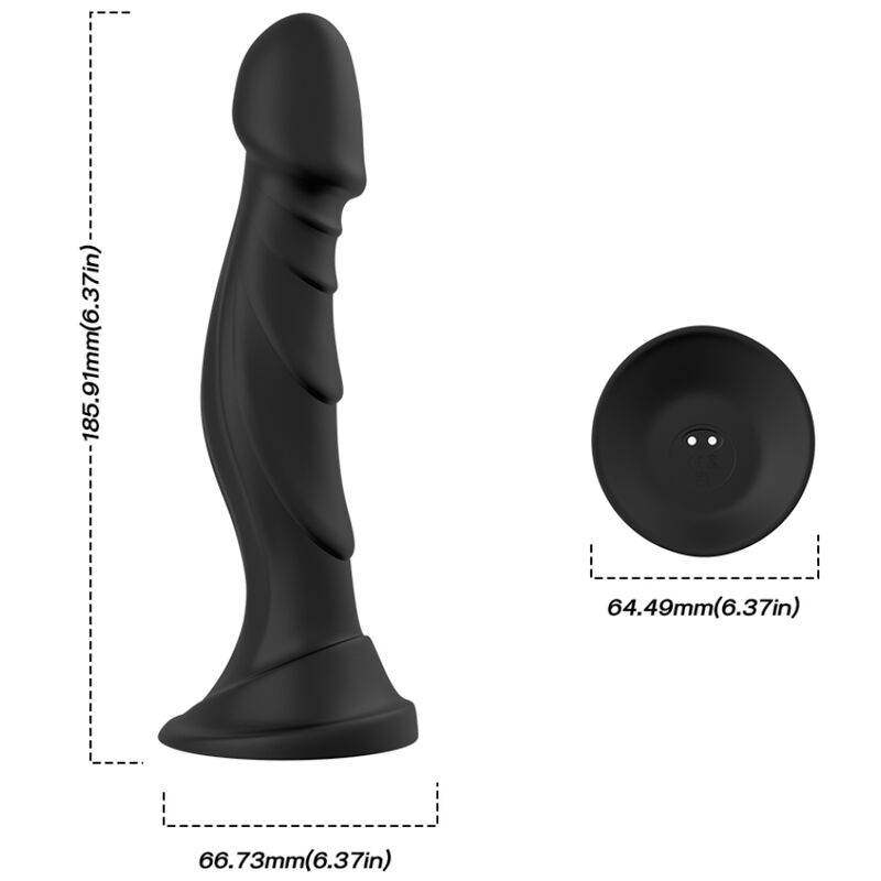 ARMONY - DILDO VIBRATOR & ANAL PLUG FERNBEDIENUNG SCHWARZ - Vanelion Paradise