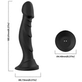 ARMONY - DILDO VIBRATOR & ANAL PLUG FERNBEDIENUNG SCHWARZ - Vanelion Paradise